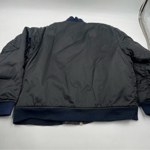 Vintage 70’s Elk‎ Mont MA-1 flight jacket size L black and orange. Ribbed collar - Picture 4 of 15